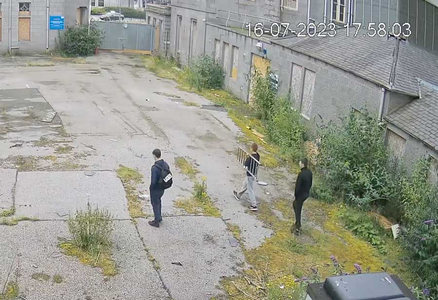 Youths Apprehended At Disused Hospital Thanks To CCTV Monitoring