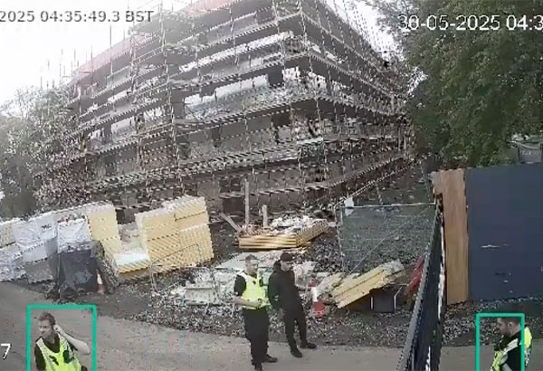 Live CCTV Monitoring Detects Intruders